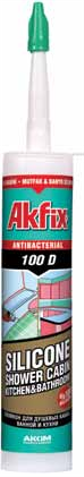 Akfix 100D - санитарный силиконовый герметик